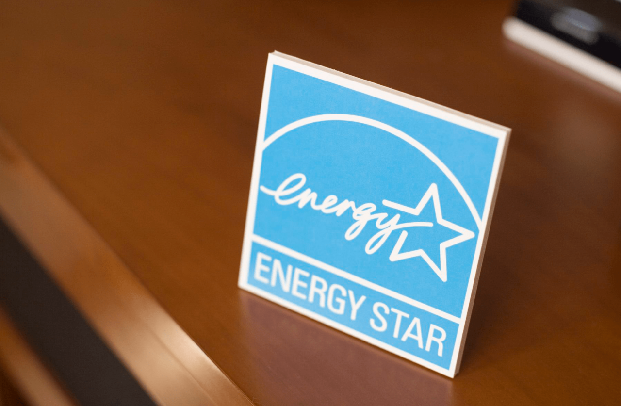 Energy Star certified HVAC units