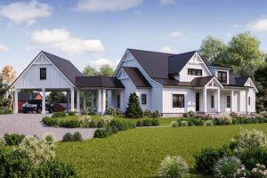 Modern farmhouse house plans